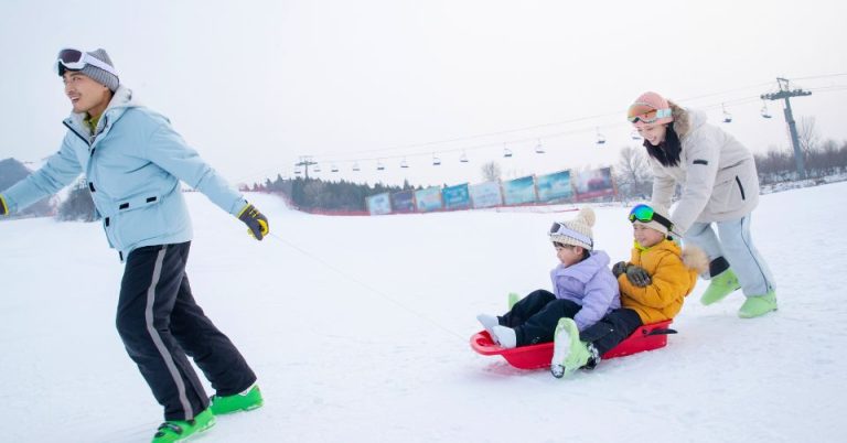 winter sports family